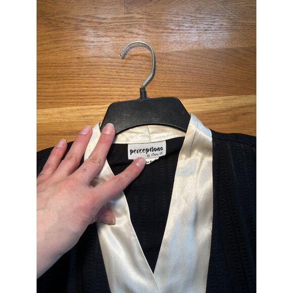 Vintage Perceptions By Irene B Two In One Blouse Size 8 - Picture 7 of 11